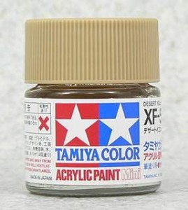 TAMIYA 壓克力系水性漆 10ml 沙漠黃色 XF-